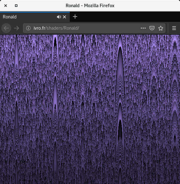 Expérimentation shaders card, 2018